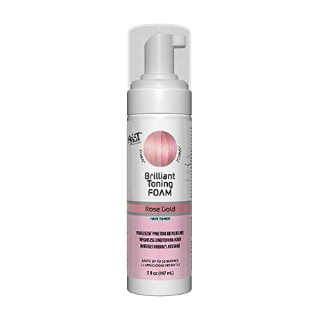 Splat Brilliant Toning Foam, Rose Gold, 5 oz.