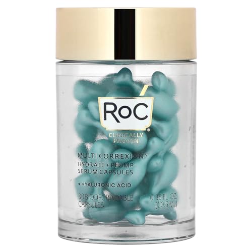 Multi Correxion, Hydrate + Plump, Night Serum Capsules RoC Y