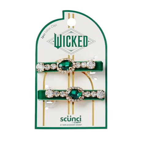 Wicked Emerald City Rhinestone Salon Clips