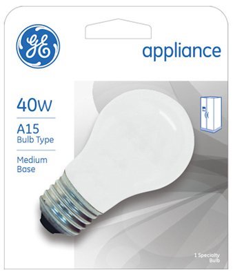 GE Celing Fan / Appliance A15 Light Bulb