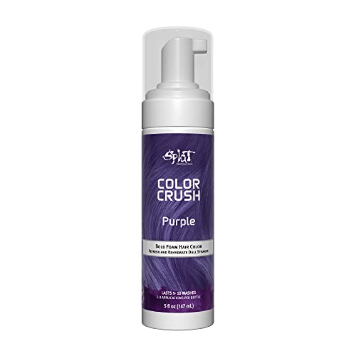 Splat Color Crush Bold Foam Hair Color, Purple, 5 oz.