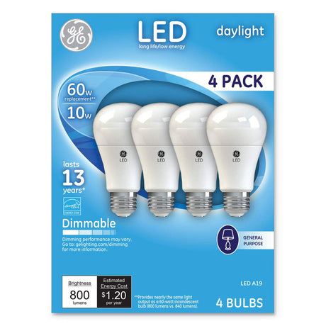 GE Lighting LED Standard Light Bulbs (4 Pack)