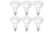 GE Lighting 65-Watt, 580-Lumen, BR40, Floodlight Bulb, Soft White - 6 Pack