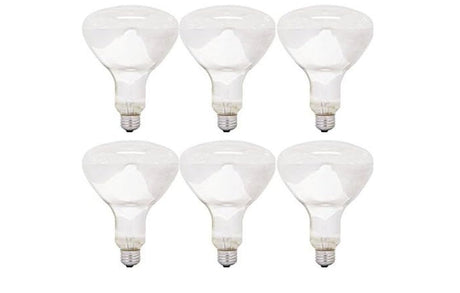 GE Lighting 65-Watt, 580-Lumen, BR40, Floodlight Bulb, Soft White - 6 Pack