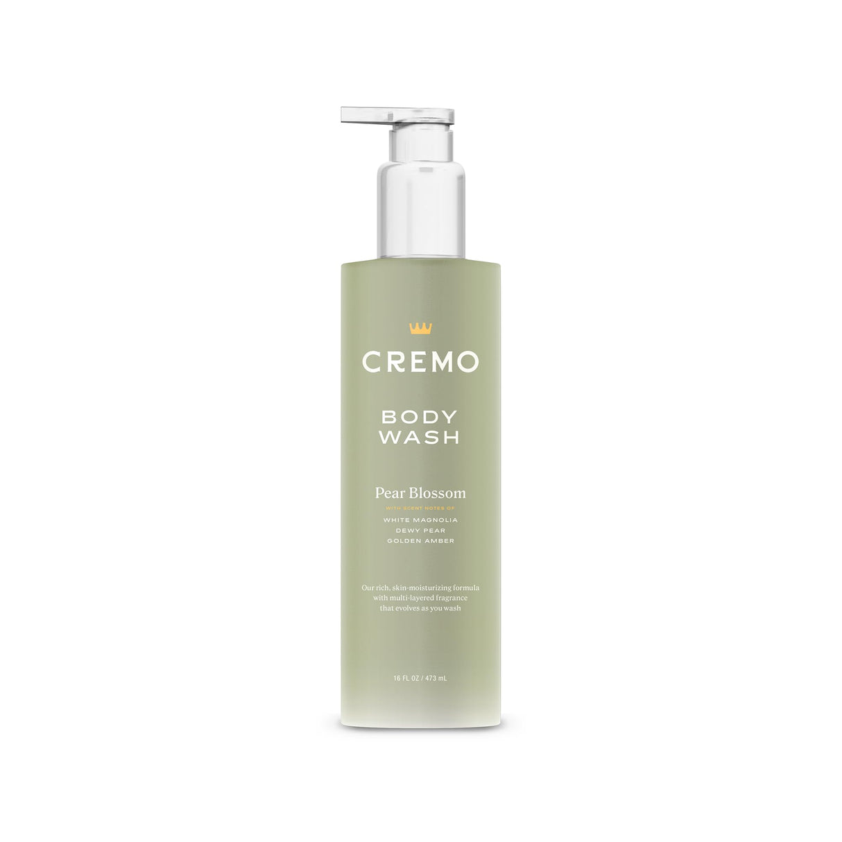 Cremo Body Wash for Women, Pear Blossom, 16 Fl Oz