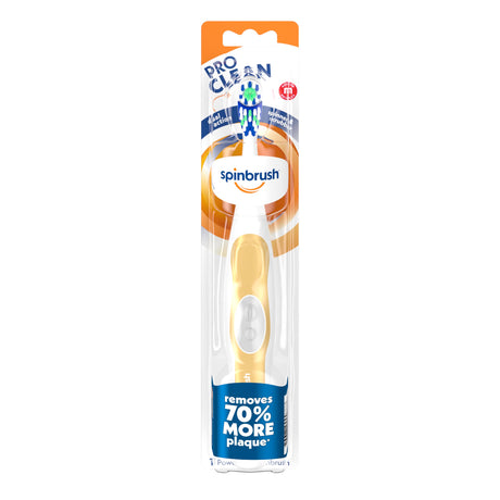 Spinbrush PRO CLEAN Battery Powered Toothbrush, Medium Bristles