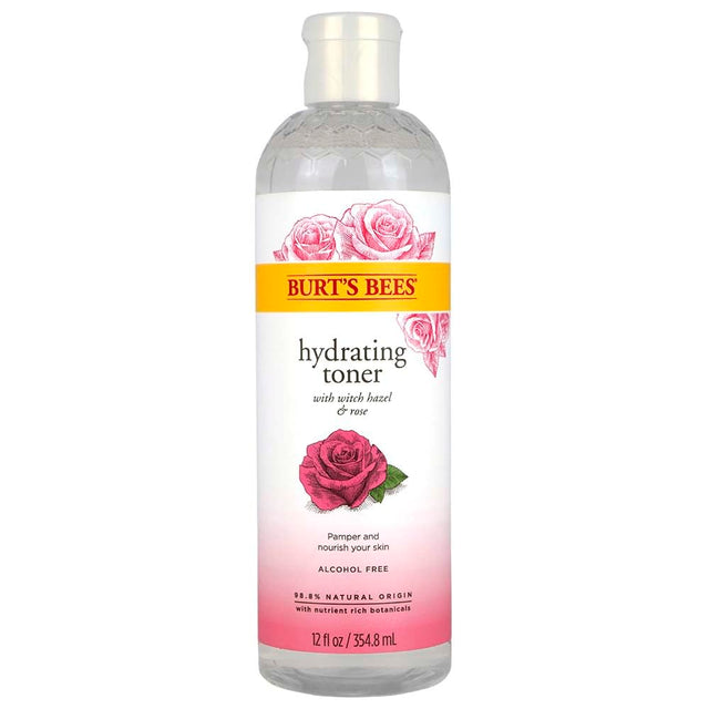 Burts Bees Calming Toner - Witch Hazel and Rose Unisex 12 oz