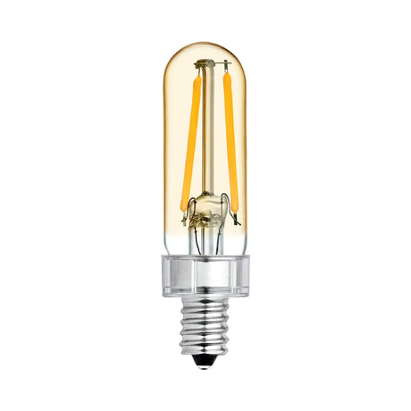 GE Lighting VintaStyle LED Light Bulb, 3 Watts (40 Watt Equivalent) Warm Candle Light, Amber Glass, Candelabra Base (1 Pack)