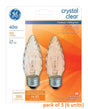 G E LIGHTING #40891, 40 Watt, Medium Screw Base, Facet Fan Bulb (Pack of 6)