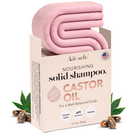 Kitsch Castor Oil Shampoo Bar Soap