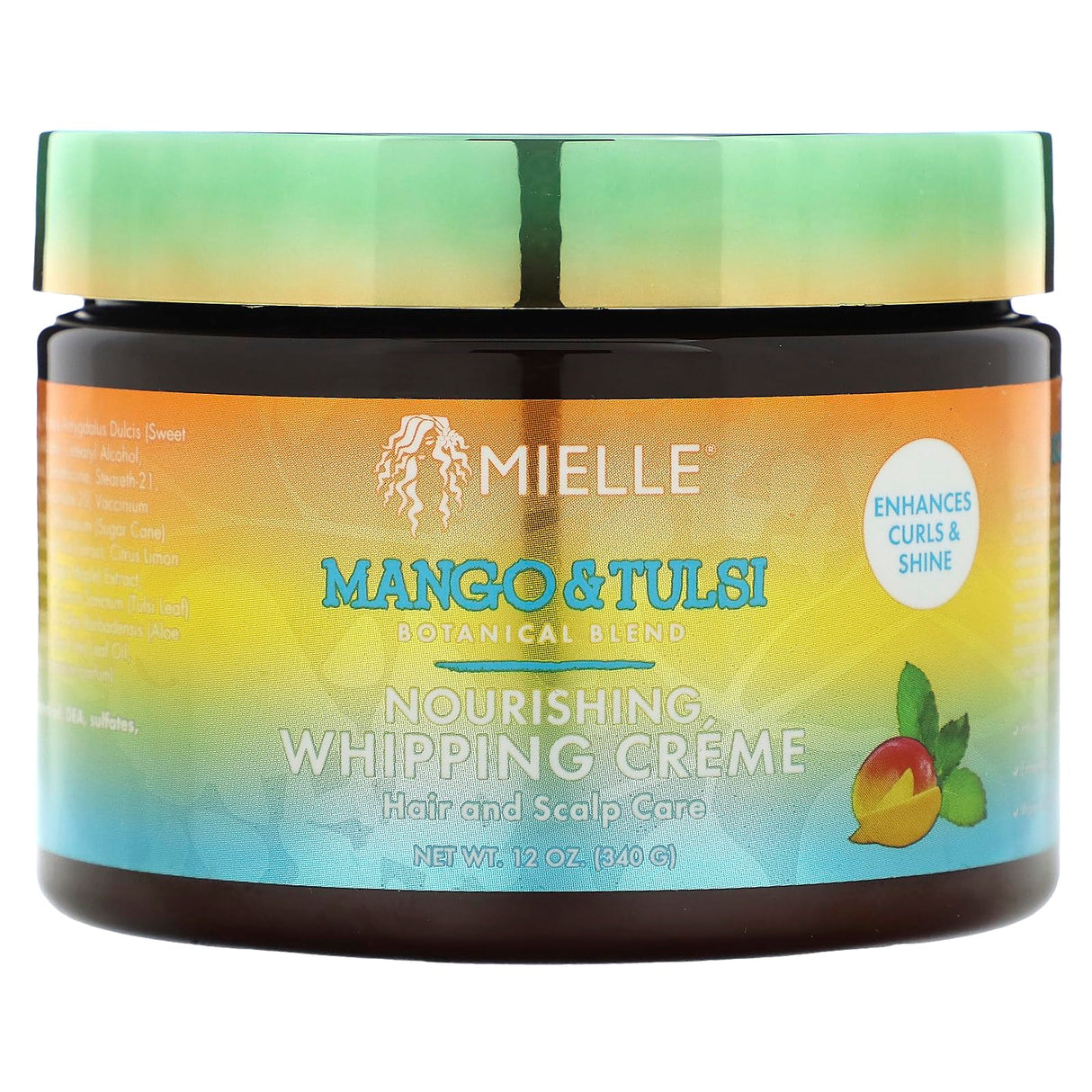 Mielle Nourishing Whipping Creme Mango & Tulsi 12 Oz