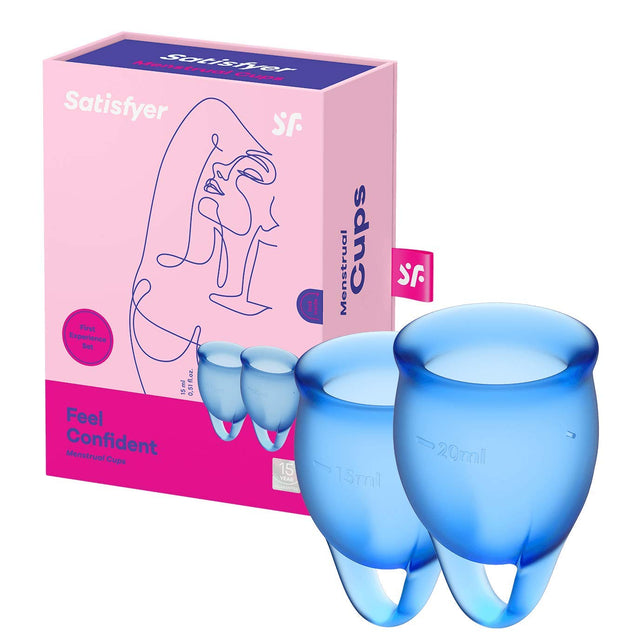 Satisfyer Feel Confident Menstrual Cup (Dark Blue)