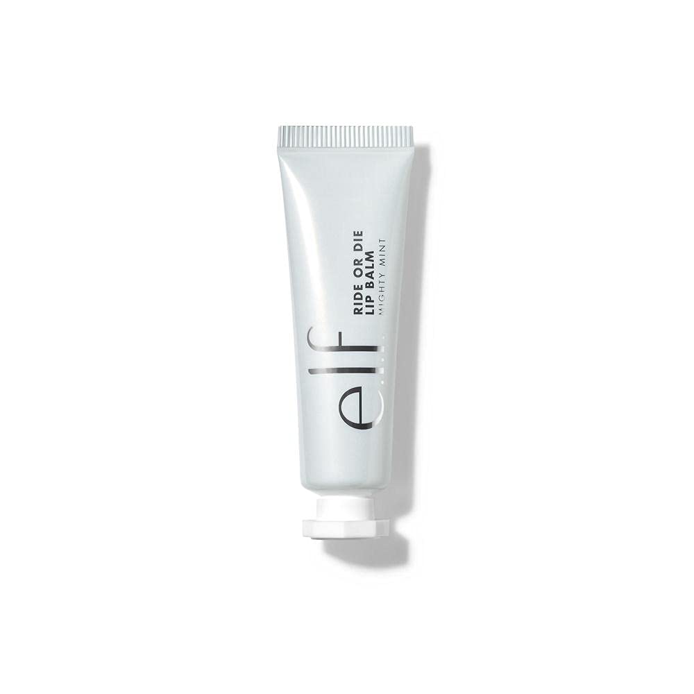 e.l.f. Ride or Die Lip Balm, Mighty Mint, 0.42 Oz (12g)