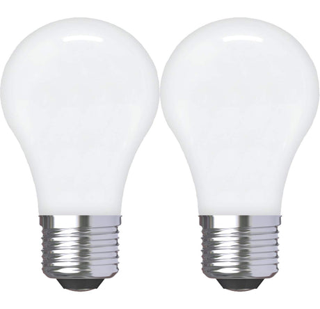 GE Refresh LED Light Bulbs, 40 Watt, Daylight, A15 Ceiling Fan Bulbs (2 Pack)