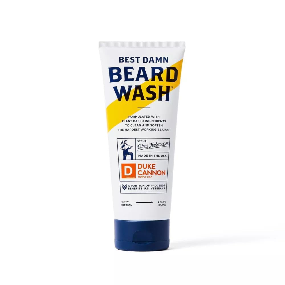 Duke Cannon Supply Co. Best Beard Wash, 6 Ounce