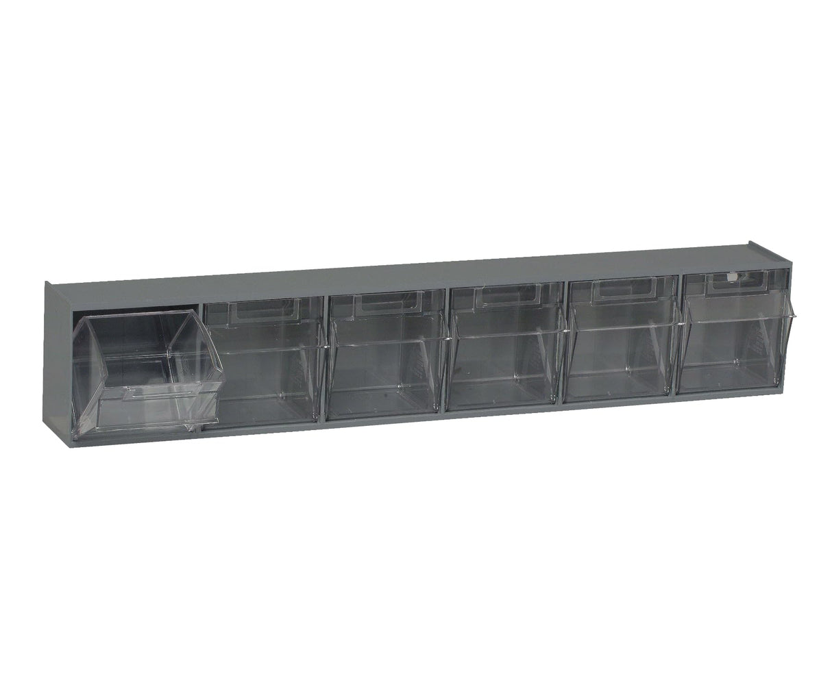 Quantum QTB306GY Clear Tip Out Bin System
