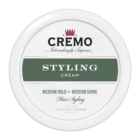 Cremo Hair Styling Cream, Medium Hold & Medium Shine, 4 oz