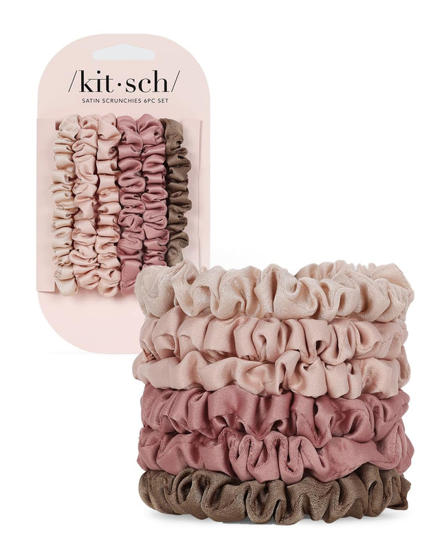 Kitsch Satin Scrunchies