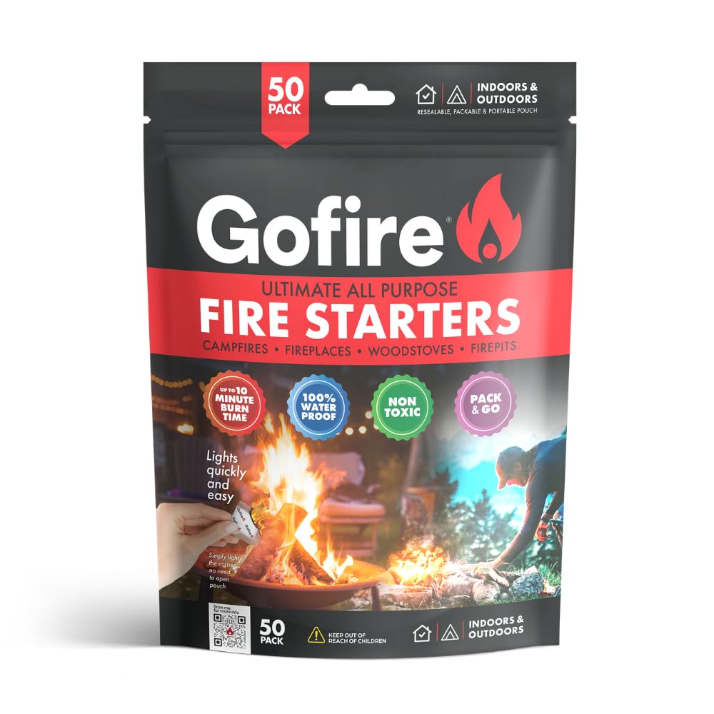 GOFIRE 50 Pieces All Purpose Fire Starter