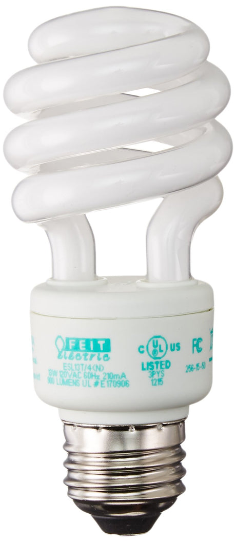 Feit Value Pack 13w=60w Soft White CFL EcoBulbs 1 Box