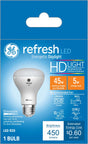 GE Refresh LED Light Bulb, 45 Watt, Daylight, R20 Floodlight