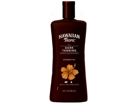 Hawaiian Tropic Dark Tanning Oil Original 8 oz (Pack of 2)