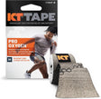 KT Tape Pro Oxygen, Synthetic Kinesiology Athletic Tape with Celliant Technology, 20 Count, 10” Precut Strips, Titanium
