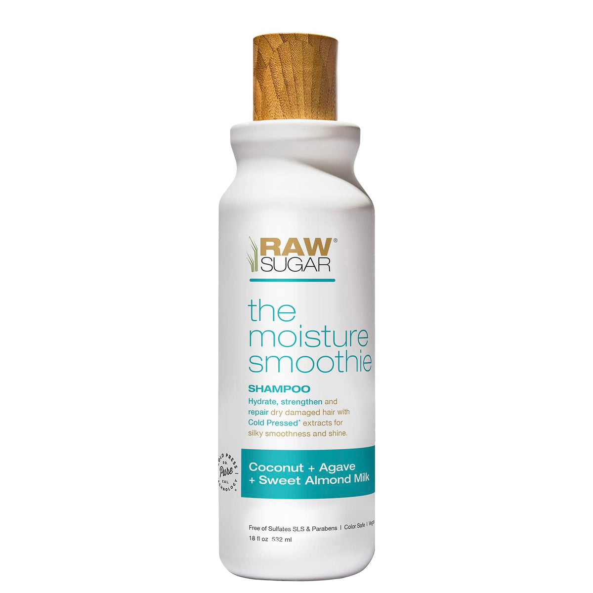 The Moisture Smoothie Shampoo | Coconut + Agave + Sweet Almond Milk | 18 fl oz