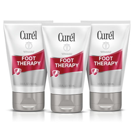 Curel Foot Therapy Cream 3.5 Oz, Pack of 3