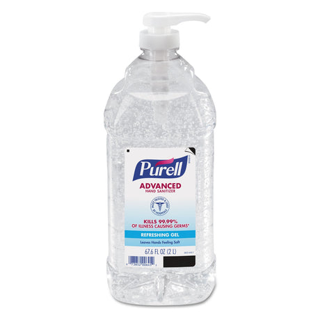 Purell Advanced Hand Sanitizer Refreshing Gel, Clean Scent, 2-Liter Pump Bottle