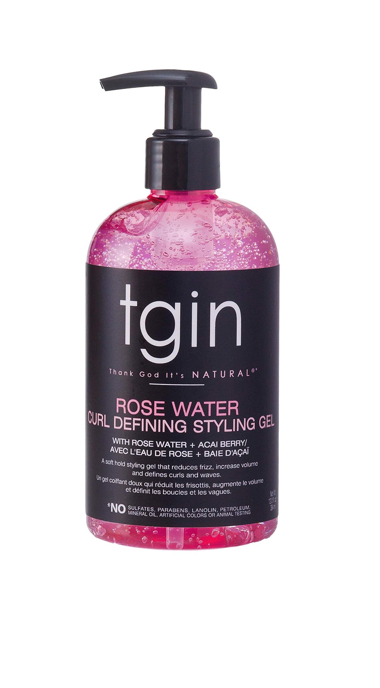tgin Rose Water Curl Defining Styling Gel