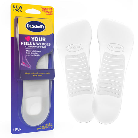 Dr. Scholl's Love Your Heels & Wedges 3/4 Length Insoles