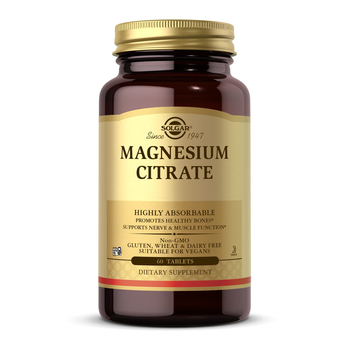 Solgar, Magnesium Citrate 60 Tablets