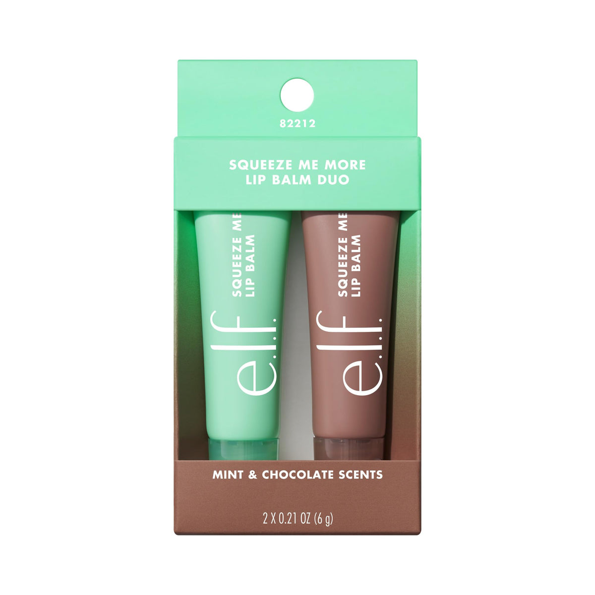e.l.f. Squeeze Me More Lip Balm Duo, Mint/Chocolate