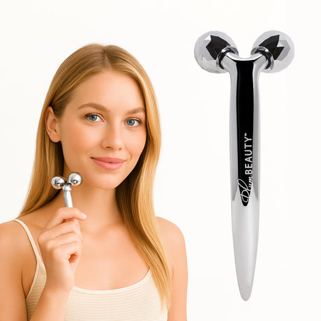 Contouring Dual Ended Silver Face Roller