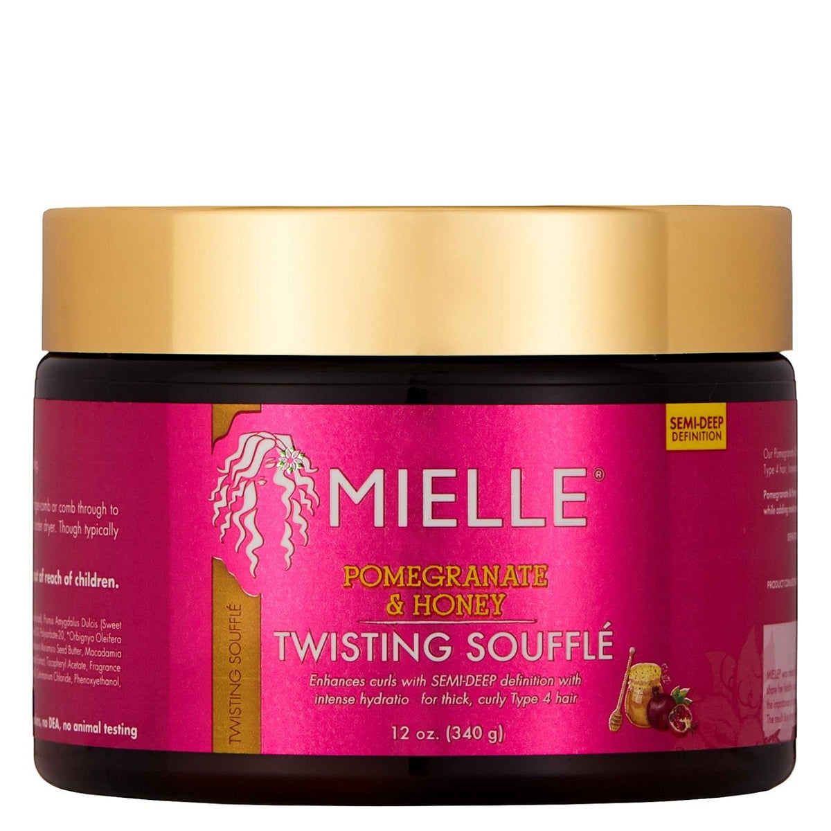Mielle Organics Pomegranate & Honey Twisting Soufflé, 12 Ounces