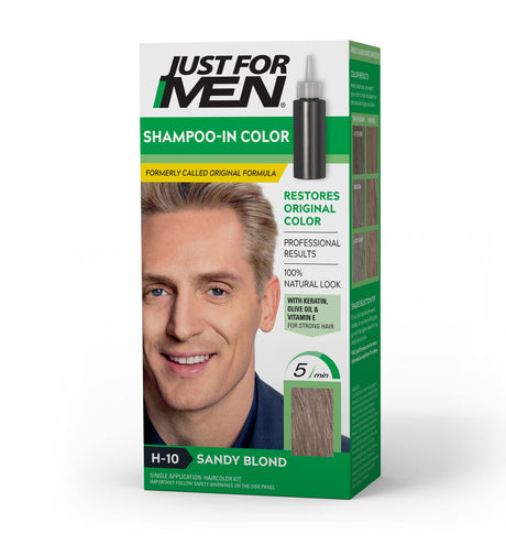 Just For Men Shampoo-In Color Sandy Blond, H-10