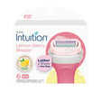 Schick Intuition Refill, Lemon Berry Breeze Razors, 6 Count Razor Refills