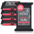 The Nobleman Face + Body Cleansing Wipes: Refreshing - with Aloe & Eucalyptus - 120 TOTAL WIPES (30ct x 4)