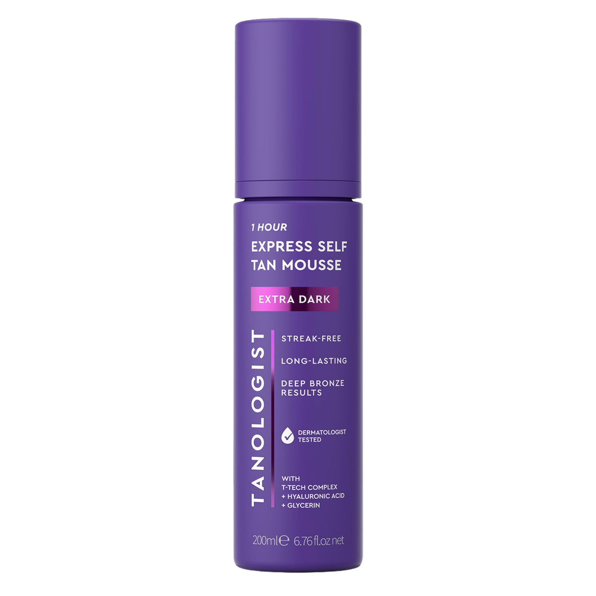 Tanologist Self Tanner Mousse, Extra Dark Self Tan Mousse, 6.76 Fl Oz
