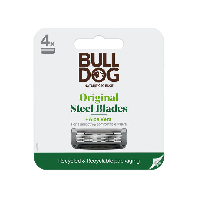 Bulldog, Razor Blades Steel Original 4 Count