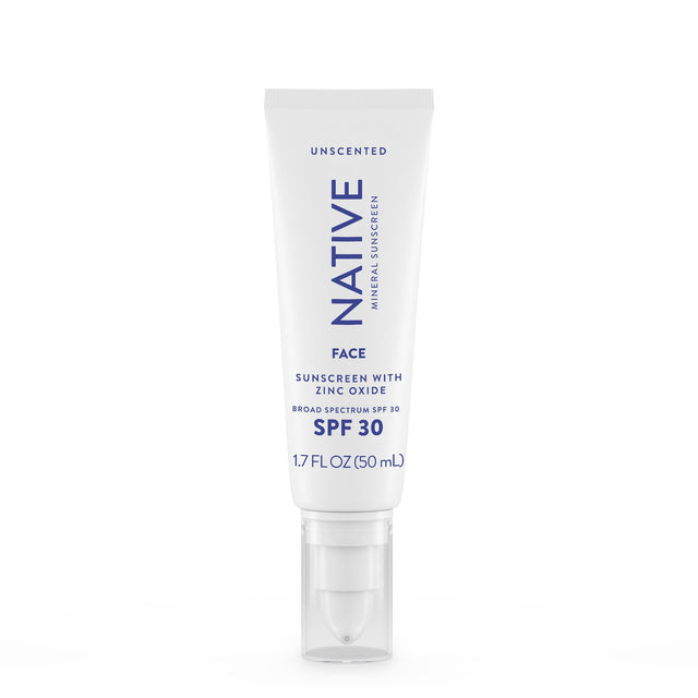 Unscented Mineral Face Lotion - SPF 30-1.7 fl oz