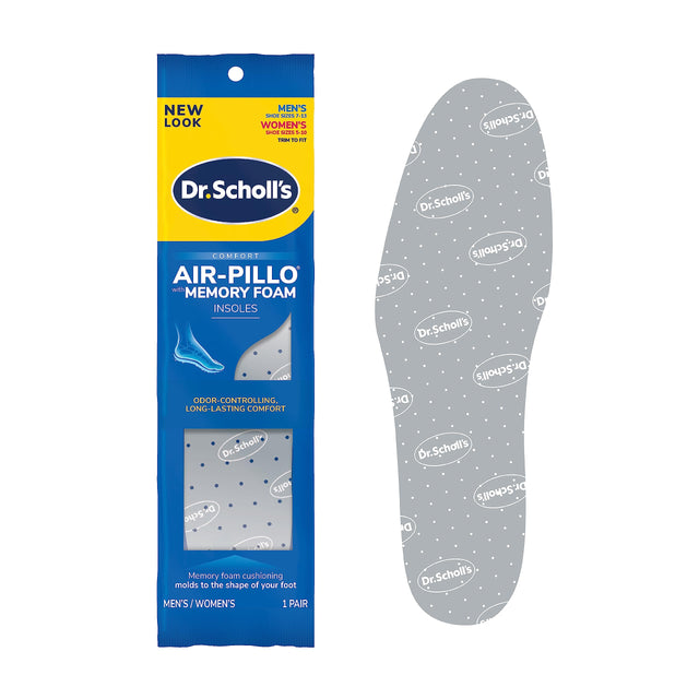 Dr. Scholl's Comfort Air-Pillo Insoles, 1 Pair, Size: 7-13 (Men), 5-10 (Women)