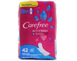 Carefree Acti-Fresh Body Shape Pantiliners 42 Liners, Pack of 3