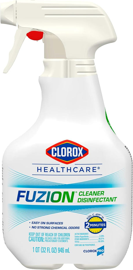 Clorox Healthcare Fuzion Cleaner Disinfectant Spray, 32 Fl Oz