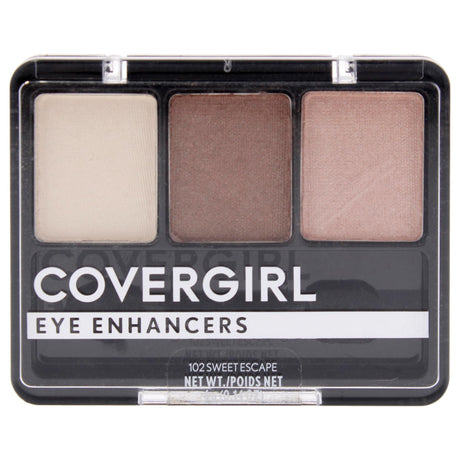 COVERGIRL - Eye Enhancers 3-Kit Eyeshadow, silky, sheer formula, double ended applicator, 100% Cruelty-free