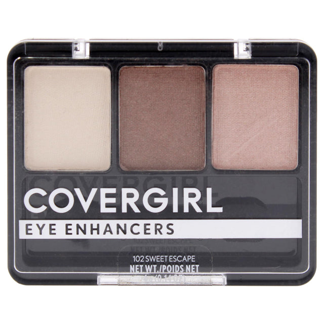 COVERGIRL - Eye Enhancers 3-Kit Eyeshadow, silky, sheer formula, double ended applicator, 100% Cruelty-free