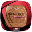 L'Oreal Paris Makeup Infallible Fresh Wear Foundation in a Powder, Up to 24H Wear, Waterproof, Sienna, 0.31 oz.