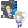 Cync GE Smart LED Light Bulb, ST19 Edison Style (Pack of 2)