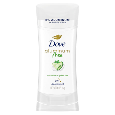 Dove Aluminum Free Deodorant for Women Cucumber and Green Tea 72 hour odor protection 2.6 oz